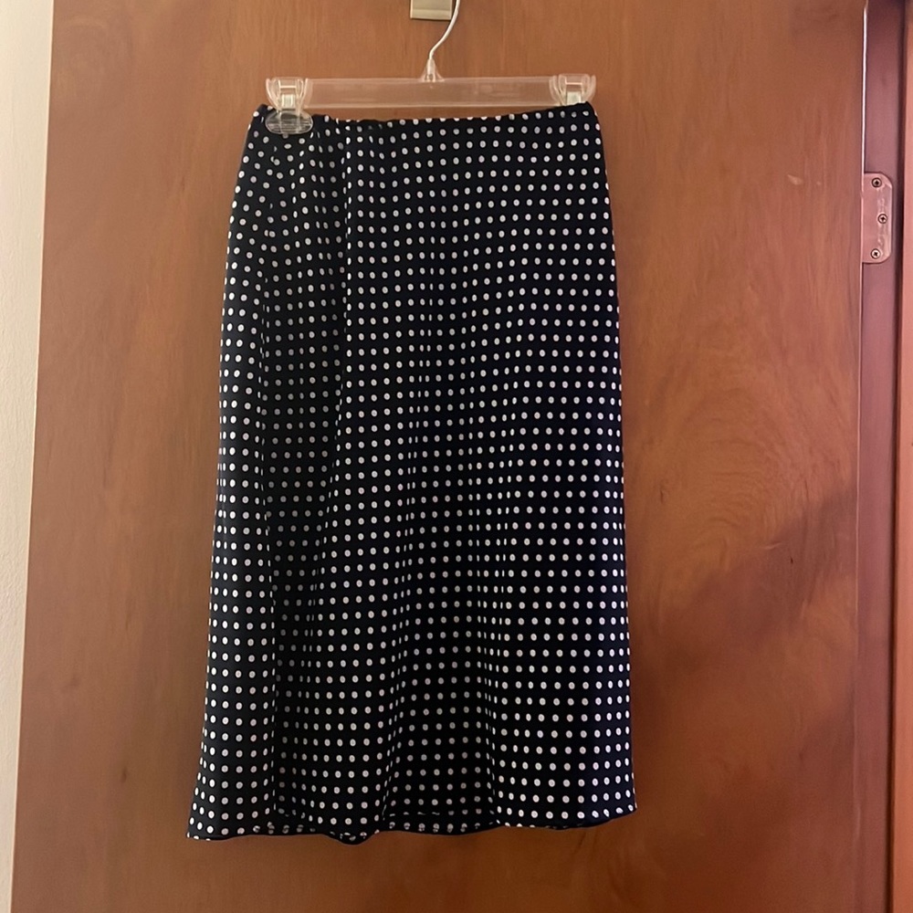 Blue PolkaDot Skirt